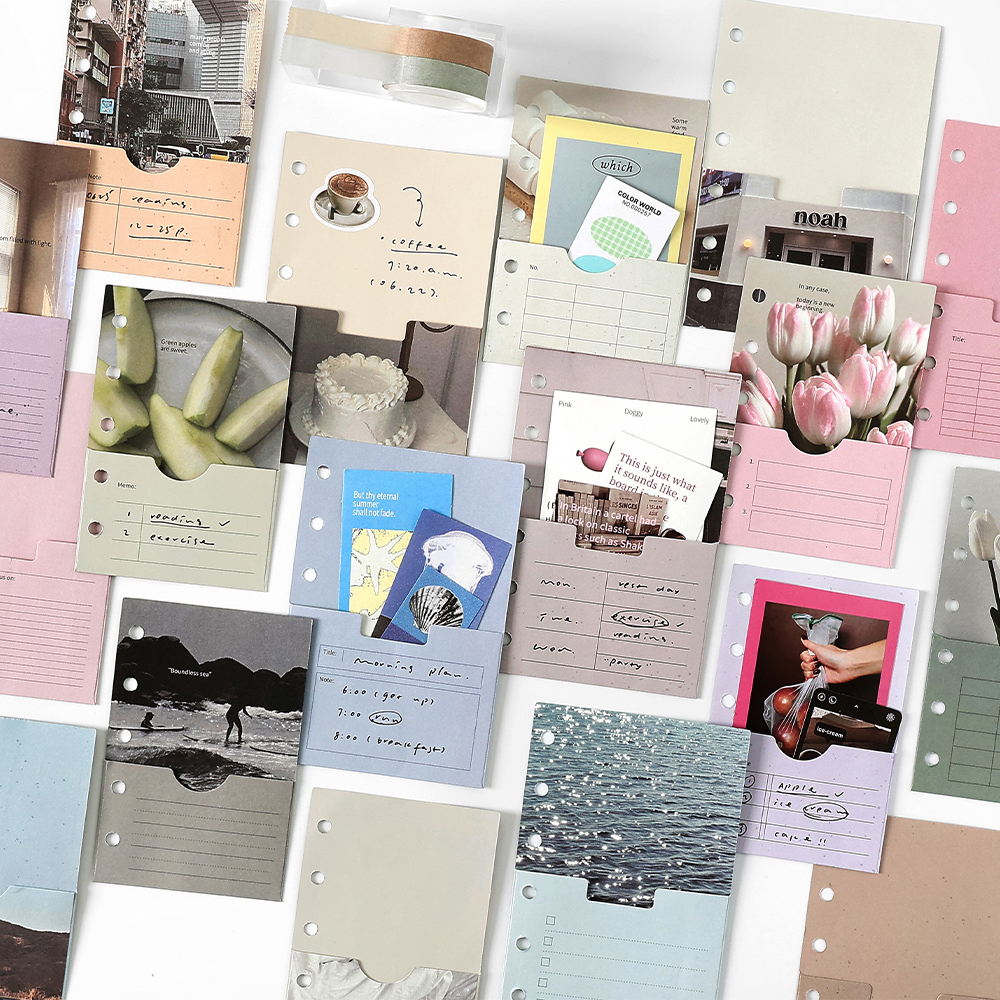 碎片收集活页本收纳分隔页M5活页