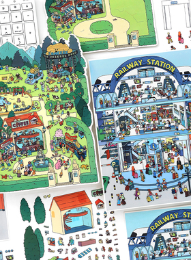 Infeel me今日营业中30.0立体造景贴纸 微缩小屋手工diy解压贴画