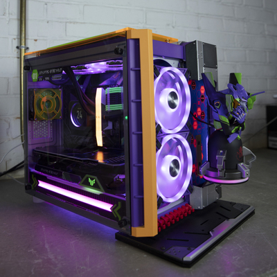 FUXK定制EVA初号机4070电脑MOD