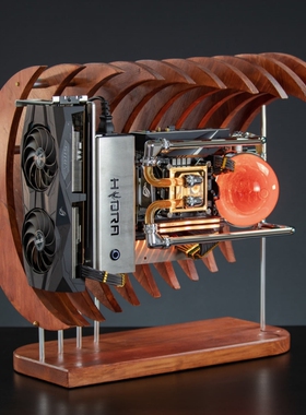 FUXK 螺旋艺术  定制MOD i914900KS/RTX4090全手工水冷电脑