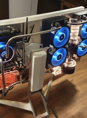FUXK水冷MOD定制显示器一体设计电脑主机14900K4090Ti ROG全家桶
