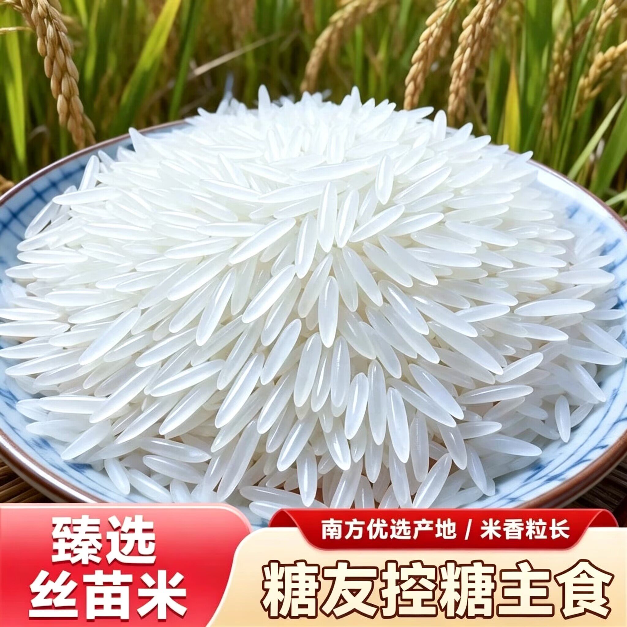 丝苗米煮飯煮粥大米长粒香米 台灣香港澳門包郵走集運倉 糖尿病人雜糧米五穀雜糧糖尿病控糖主食無糖食品零食大全糖尿病人食品粗糧