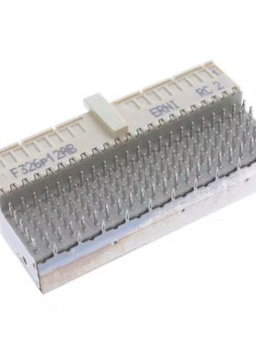 德国ERNI114809PCB连接器2mm弯角式母型110pin数据传输率2 Gbit/s