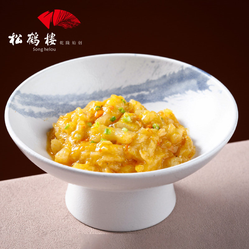 松鹤楼蟹粉蹄筋门店同款苏帮菜加热即食预制菜方便高端团圆家宴菜