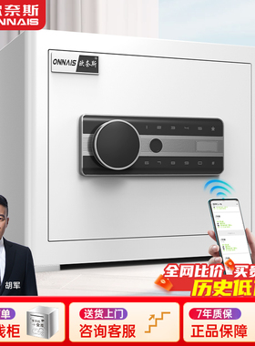 欧奈斯保险柜家用小型全钢隐形儿童存钱罐20/25/36/30cm高指纹密码手机智能WiFi保险箱办公保管箱小型防盗