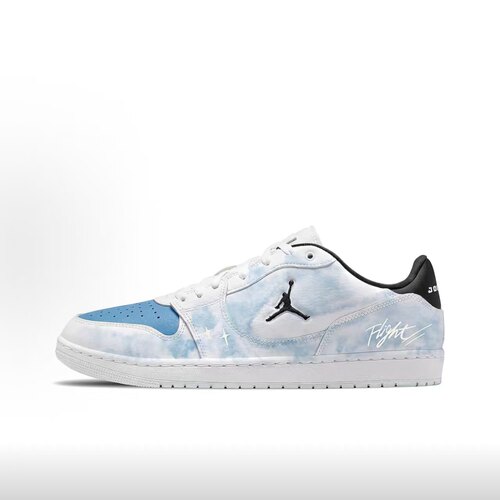 定制球鞋 Jordan COURT CONNECT 天空飞人 低帮篮球鞋男款 北卡蓝