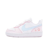 Nike 女子板鞋 Court LOW2 定制球鞋 甜心猫爪 Borough 甜美少女心