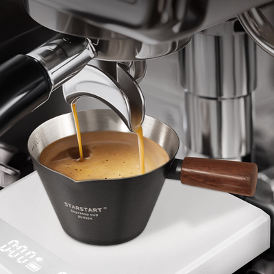 304不锈钢带刻度萃取杯咖啡杯