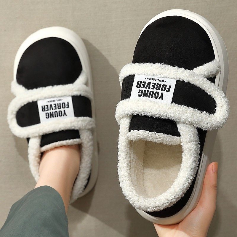 棉拖鞋男士冬季外穿2026新款包跟室内居家居保暖毛绒勃肯棉鞋男款