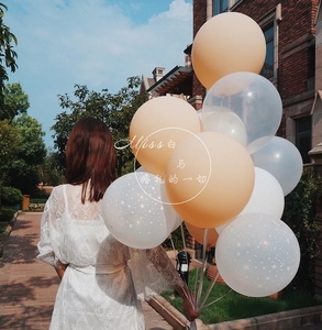 婚礼婚纱照生日派对户外拍照飘空气球宝宝生日派对儿童野餐生日