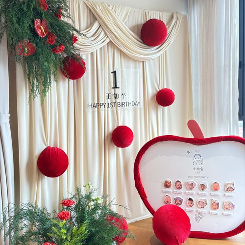 订婚生日纪念KT板照片墙定制