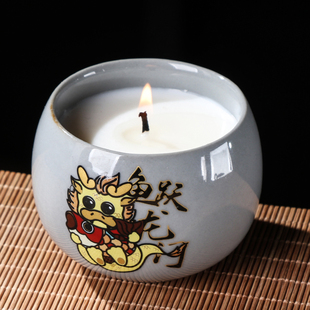 家用室内熏香蜡烛持久安神助眠香薰小众浪漫情调卧室香氛饰品礼物