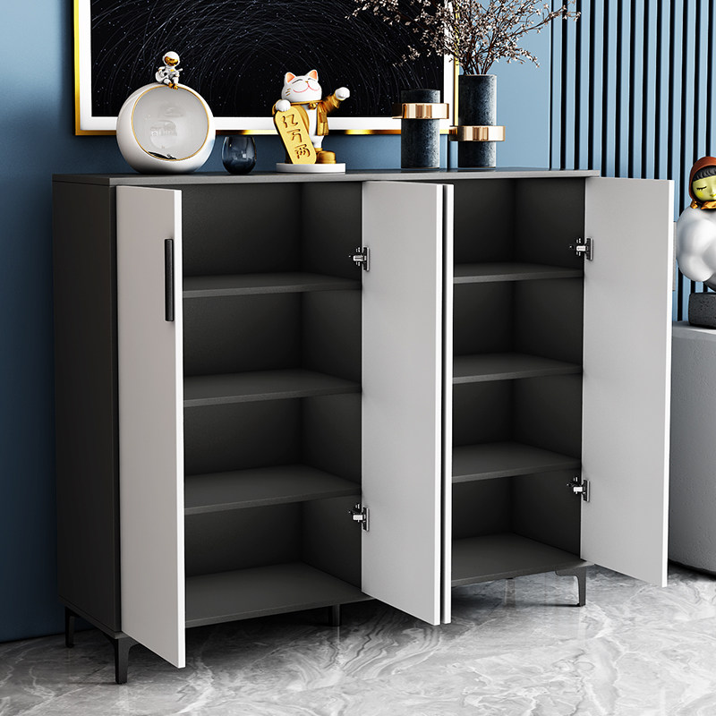 定制鞋柜家用门口简约两门阳台玄关楼道外鞋柜入户进门口收纳柜经