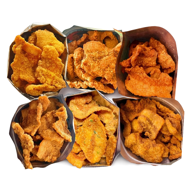 香酥猪油渣零食青岛特产酥脆哨皮网红小吃五花肉脂渣零食休闲食品