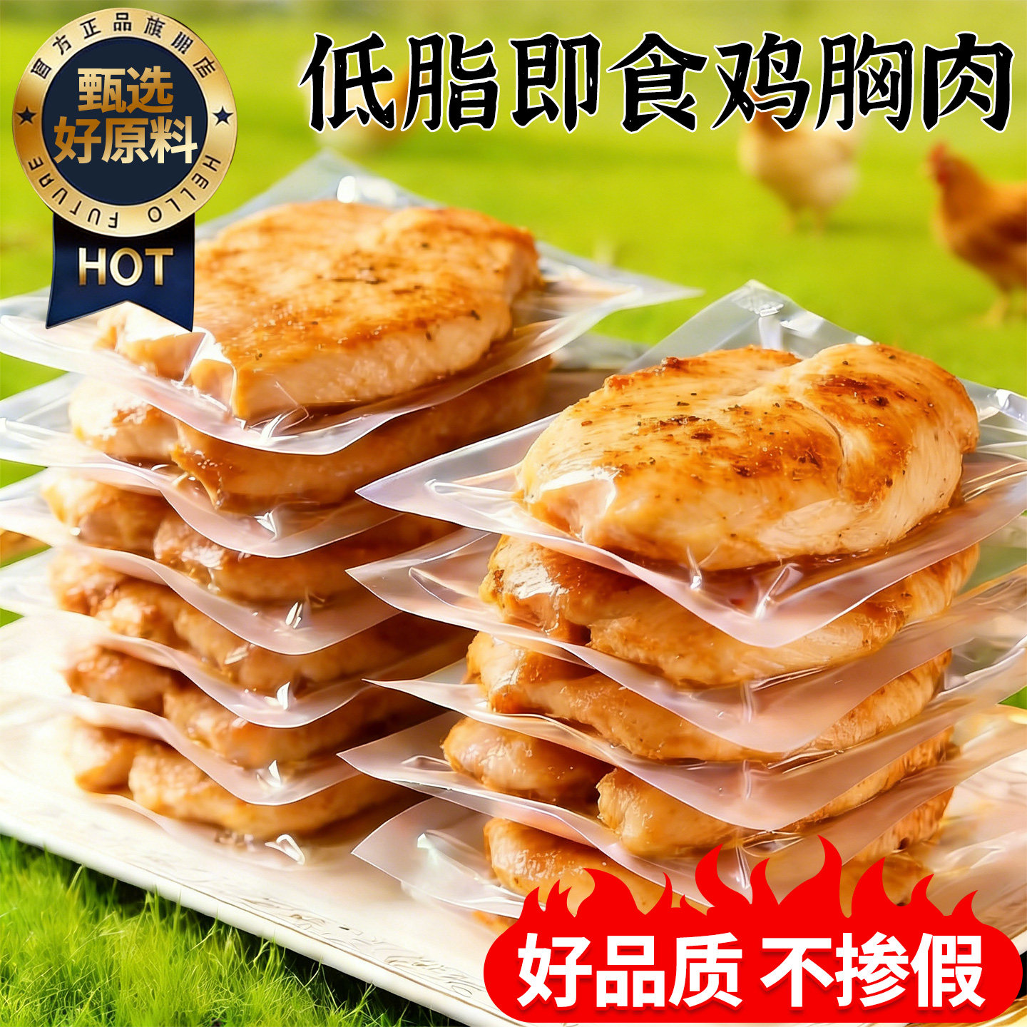 【0添加】健身代餐主食鸡胸肉