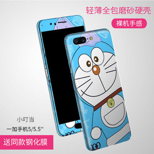 一加5钢化膜全屏覆盖1+5高清防爆彩膜加五手机贴膜潮款送同款壳