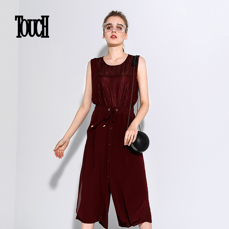 TOUCHÅ®×°2018´ºÏÄпîOL·çʱÉаٴîÎÞÐäÑ©·Ä³ÄÉÀʽԲÁì±³ÐÄÐÞÉí