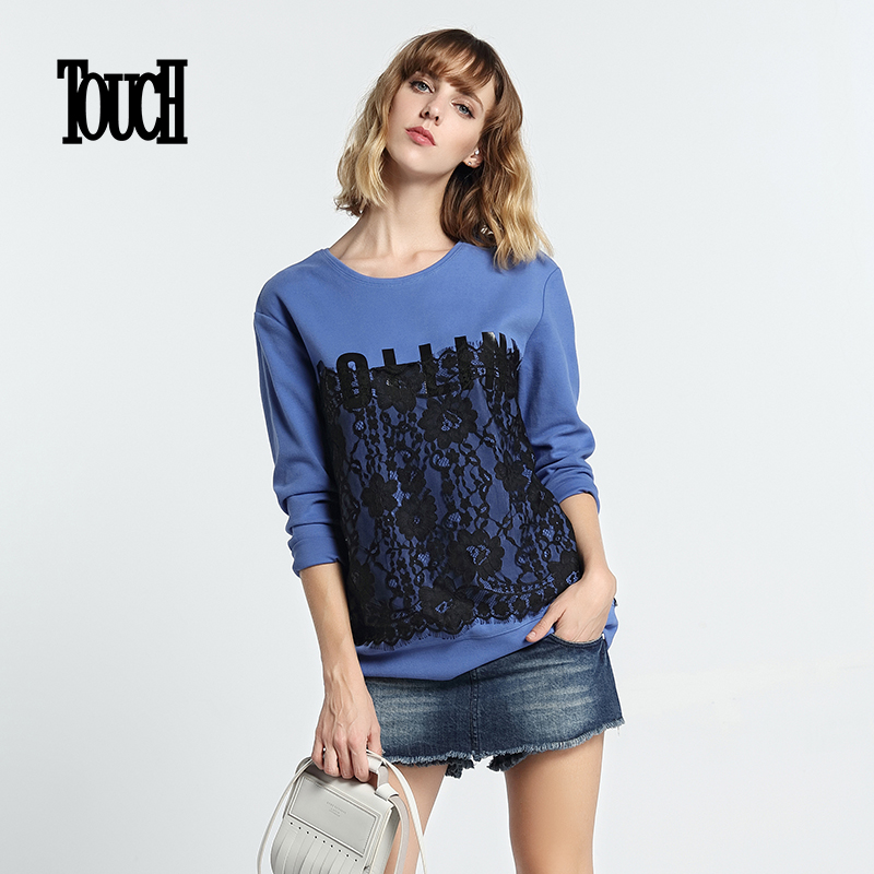 TOUCH£¨Å®×°£©Ç^пîÔ²Áì´´ÒâÆ´½ÓÀÙË¿×Öĸ´òµ×ÉÀ³¤ÐäTÐô