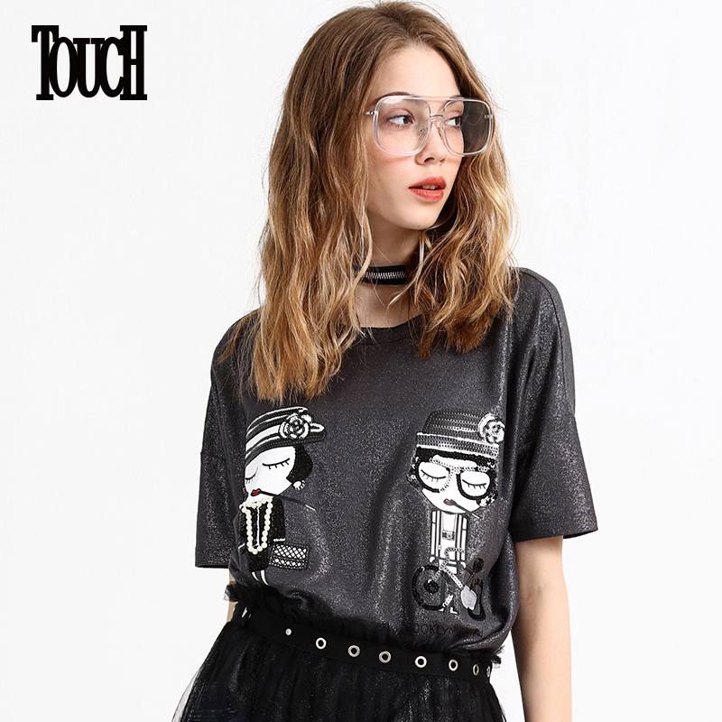 touchÅ®×°2018пî¿íËÉÔ²ÁìʱÉÐŮʿÉÏÒ¸öÐÔ¿¨Í¨Í¼°¸tÐôÅ®¶ÌÐä