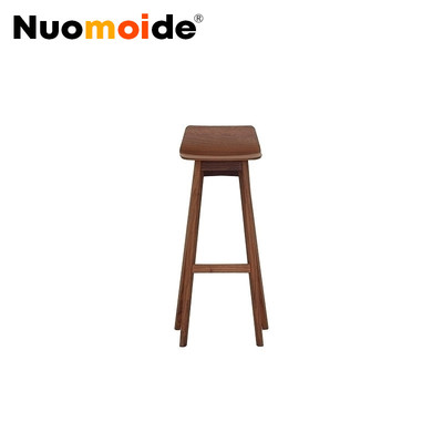 诺曼邸设计师家具 MORPH BAR STOOL变形吧凳 水曲柳榉木脚吧凳