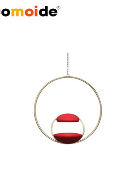 诺曼邸创意设计师家具hanginghoopchair泡泡椅创意阳台悬挂吊椅
