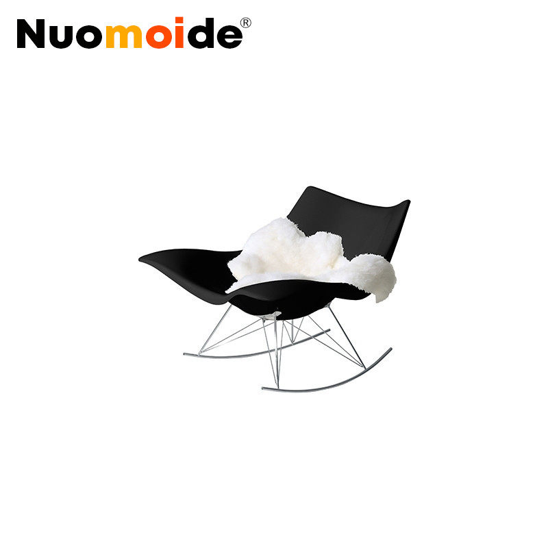 诺曼邸创意设计师家具 rocking armchair/黄貂鱼摇摆椅 休闲椅