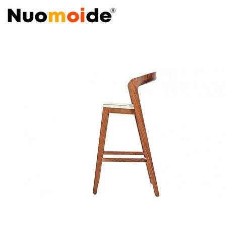 实木设计师酒吧凳