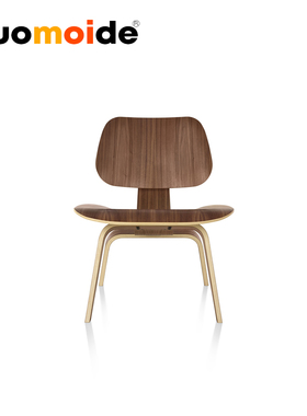 诺曼邸实木 设计师家具 eames plywood lounge chair/曲木休闲椅