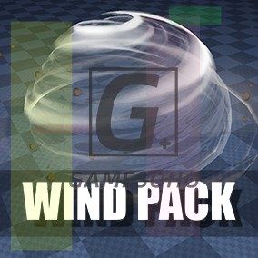 UE4UE5虚幻 龙卷风魔法术技能游戏粒子特效Niagara Wind VFX pack