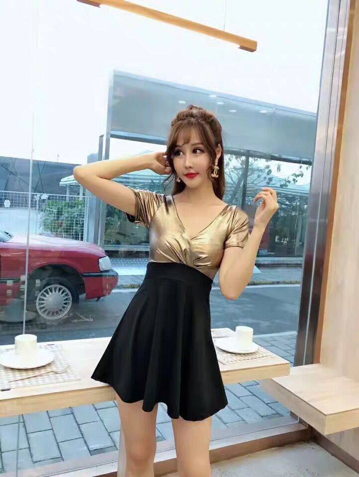 0夜场性感女收洗浴工作服连衣裙