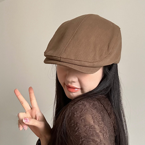 日系简约前进帽女春季反戴鸭舌帽