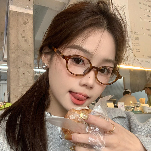 2026新款小众百搭书呆子平光镜女