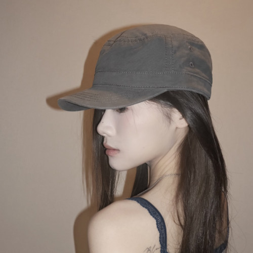 日系原宿风百搭平顶鸭舌帽子女