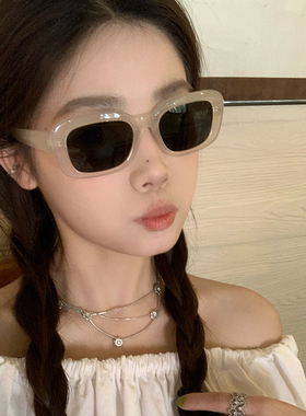 果冻色方框开车防晒偏光眼镜女夏