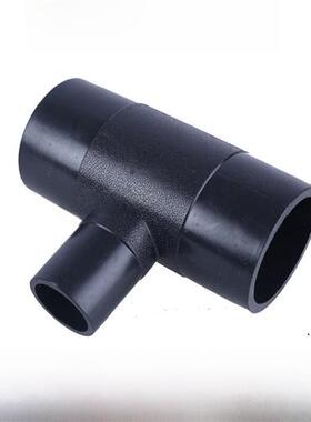 Pe对接减径三通减径32 40 50 63 75 90 110 125Pe焊接水管配件