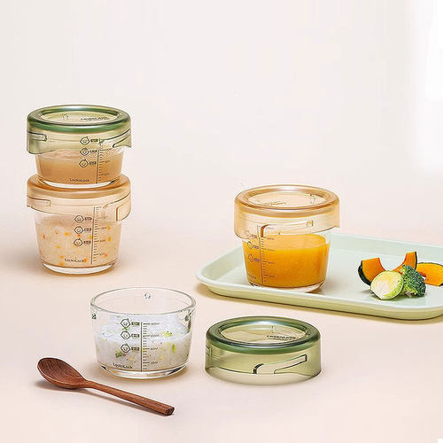 乐扣玻璃辅食盒套装婴幼儿