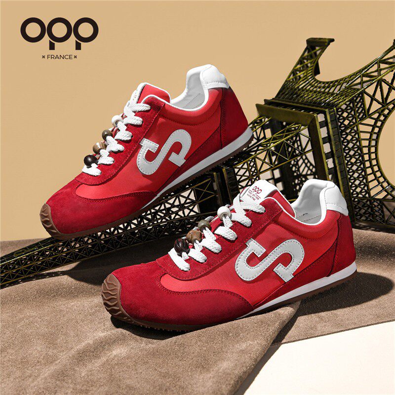 OPP男鞋2025秋季新款运动鞋时尚休闲阿甘鞋防滑轻便男士德训鞋