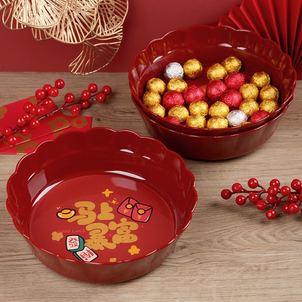 高档轻奢果盘糖果盘摆盘