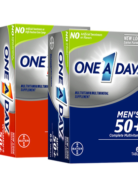 拜耳OneADay复合维生素B族高含量VB中老年女50岁【部分临期】
