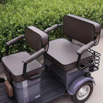 美特好MTH1200DZK-2电动三轮车坐垫套防晒防水加厚皮革四季座套