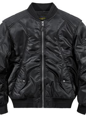 VIP秋冬季ma1飞行员夹克加厚棉衣男女情侣款棒球服潮牌设计感外套