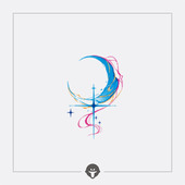 再变 彩色纹身贴防水防汗少女感纹身贴纸清新甜美粉月亮 幻月个性