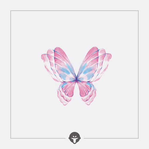 再变纹身贴粉蝶梦幻蝴蝶防水女