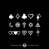 再变 可爱小图潮贴草本持久防水保持久纹身贴女手指手背锁骨脖子