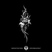 再变 月色玫瑰草本纹身贴女锁骨性感欧美派对个性 逼真纹身贴防水