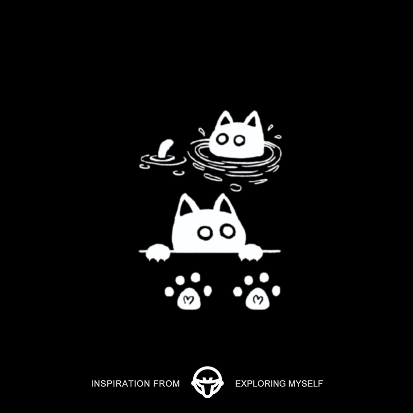 再变 猫探奇草本防水保持久纹身贴女生猫咪创意纹身贴纸学生可洗