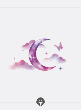 再变纹身贴仲夏夜防水持久月亮