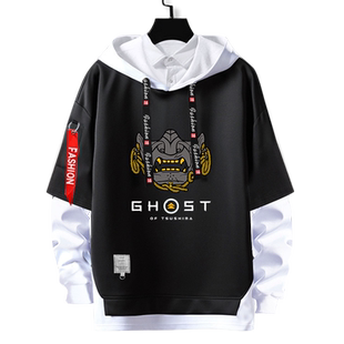 PS4对马岛之魂日本武士道游戏周边连帽卫衣男女外套帽衫套头衣服