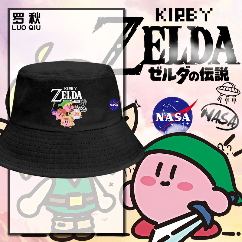 星之卡比塞尔达联名NASA渔夫帽