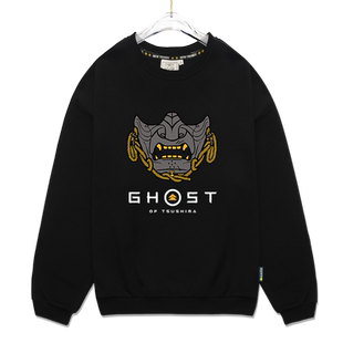 PS4对马岛之魂日本武士道游戏周边圆领卫衣套头薄款男女长袖衣服